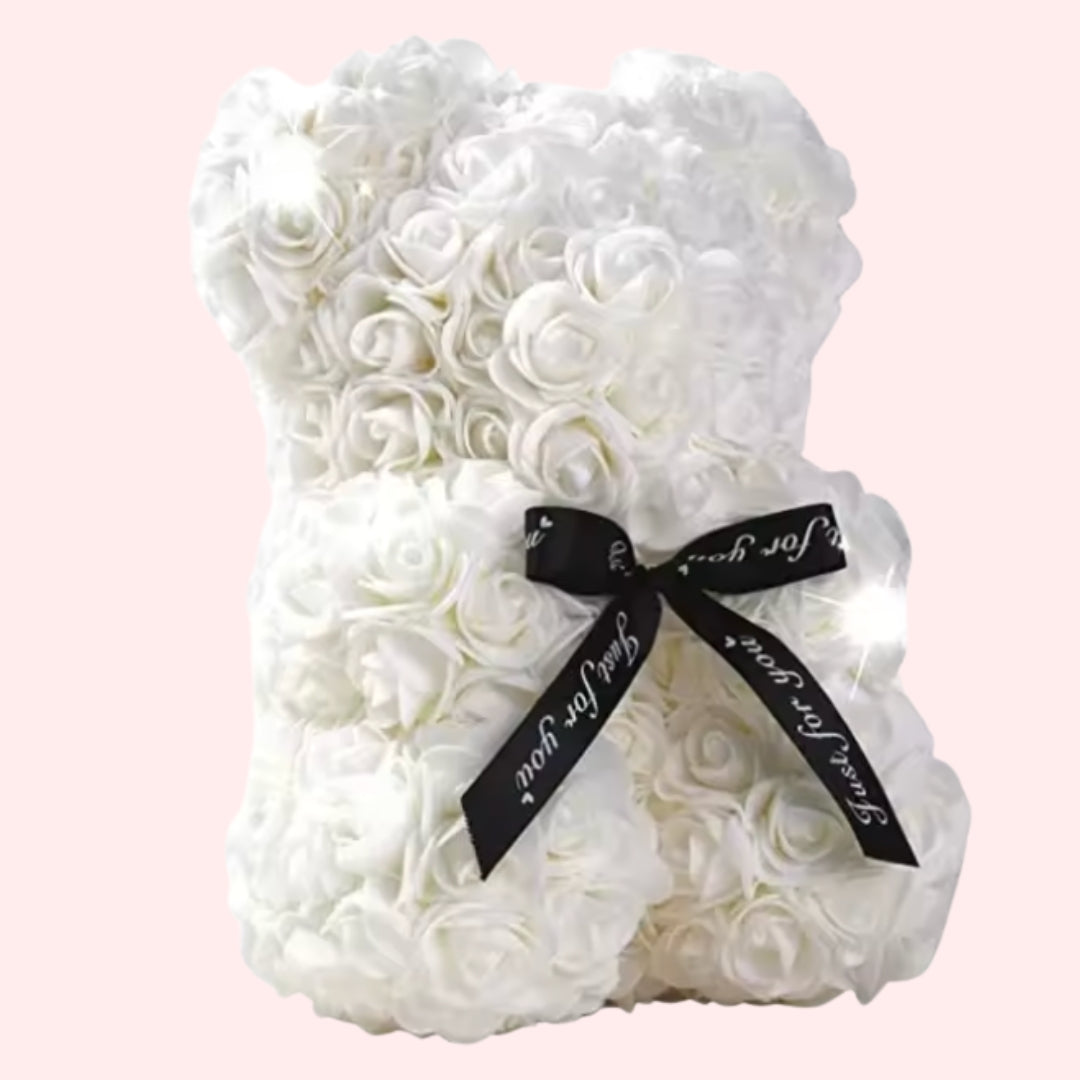 Ours en Peluche Rose Éternelle